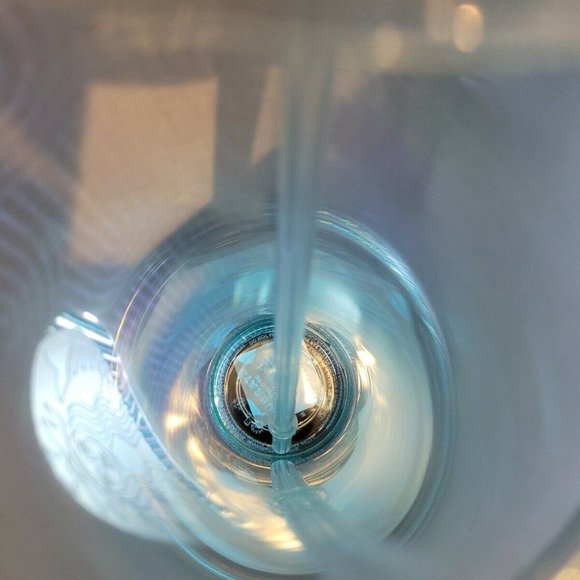 Starbucks Spring 2022 Iridescent Aqua Mermaid Scale Siren Cold Cup Tumbler 24oz - Picture 3 of 6